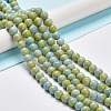Glass Round Beads Strands X-GLAA-M044-01C-2