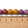 Dyed Natural Malaysia Jade Beads Strands G-G021-02C-14-3