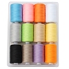 12 Colors Polyester Sewing Thread PW-WGD975A-06-1