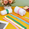 30Pcs Buttonhole Elastic Bands with Plastic Button OCOR-WH0077-082-4