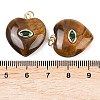 Natural Tiger Eye Pendants G-Z134-04A-3