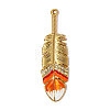 304 Stainless Steel with Enamel Big Pendants SA-OY002-26G-02-1