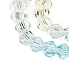 Baking Painted Glass Bead Strands DGLA-A039-T6mm-A012-3