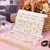 5Yards Polyester Lace Ribbons OCOR-GF0006-22-4