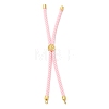 Twisted Nylon Cord Silder Bracelets DIY-B066-03G-06-1