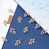 12Pcs 2 Style 304 Stainless Steel Charms STAS-DC0008-70-4