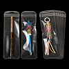 50Pcs Frosted PP Plastic Watchband Storage Resealable Bags ABAG-TADJ0003-01G-4