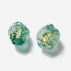 Handmade Foil Lampwork Beads Strands FOIL-Z001-06A-3