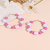 Printed Wood and Iron Beaded Bracelets for Women FS-WG2F9F5-03-1