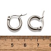 Tarnish Resistant 304 Stainless Steel Hoop Earrings EJEW-F105-36P-3