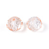 Baking Paint Transparent Glass Beads GLAA-N011-10mm-09-2