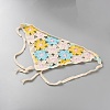 Cotton Knitted Triangle Headscarf AJEW-WH20001-82C-2