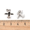 304 Stainless Steel Stud Earrings EJEW-F361-09P-3