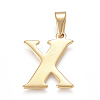 304 Stainless Steel Pendants STAS-F106-95G-X-1