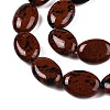 Natural Mahogany Obsidian Beads Strands G-M206-55-3