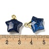 Natural Lapis Lazuli Pendants G-P540-01G-04-3