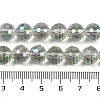 Transparent Electroplate Glass Beads Strands EGLA-N002-31-H04-4