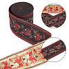 Gorgecraft Ethnic Style Polyester Ribbon OCOR-GF0002-04E-4