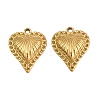 304 Stainless Steel Pendants Rhinestone Settings STAS-L317-48G-1