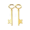 Tibetan Style Alloy Skeleton Key Large Pendants LS-TIBEP-S105-G-RS-1
