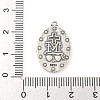 925 Thai Sterling Silver Religious Medal Pendants STER-NH0001-69AS-3
