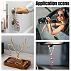 Acrylic & Resin & Glass Seed Beaded Car Hanging Pendant Decorations HJEW-DR00329-5
