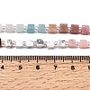 Natural Howlite & Pink Opal & Flower Amazonite & Rhodonite & Tiger Eye Beads Strands G-H333-03A-6