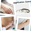 304 Stainless Steel Bangle Blank Strips MAK-WH0016-02B-P-6