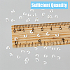 400Pcs Brass Crimp Beads Covers UNKW-HY0002-73-3