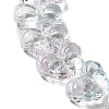 Transparent Glass Beads Strands GLAA-E049-01B-3