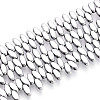 Electroplated Synthetic Non-magnetic Hematite Beads Strands G-T139-65I-1