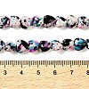 Spray Printed Synthetic Turquoise Beads Strands TURQ-P002-01A-03-5