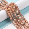 Round Natural Multi-Moonstone Beads Strands X1-G-I176-09-6mm-4