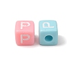 Opaque Acrylic European Beads AC-CBA7A73-01P-2