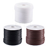 Craftdady 30M 3 Colors Hollow Pipe PVC Tubular Synthetic Rubber Cord RCOR-CD0001-02-11