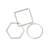 60Pcs 3 Styles Brass Linking Rings KK-YW0002-35-1