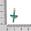 Brass Enamel Pendants KK-CBAEEA8-10A-G-3