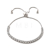Adjustable Brass Micro Pave Cubic Zirconia Bracelets BJEW-G588-01P-3