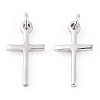925 Sterling Silver Religion Cross Charms STER-T007-51P-1