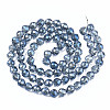 Transparent Glass Beads Strands EGLA-T008-14A-3