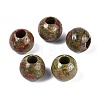 Natural Unakite Beads G-Q608-05E-1