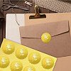 34 Sheets Self Adhesive Gold Foil Embossed Stickers DIY-WH0509-050-6