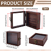 Wood Jewelry Display Cases CON-WH0089-223A-2