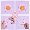 6Pcs PLA Clay Earring Drilling Guide Tool TOOL-PH0002-05-3