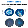 Dyed & Heated Natural Agate Slice Cup Mats DJEW-WH0043-44B-2