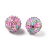 Round Resin Rhinestone Beads OACR-Z035-02A-2
