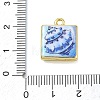 Printed Brass Pendants KK-CBAF4A6-01G-03-3