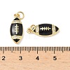 Brass Micro Pave Cubic Zirconia Pendants KK-Q068-58G-01-3