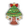 Christmas Theme Opaque Printed Acrylic Pendants SACR-S035-02A-1