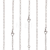 10Pcs 667 Stainless Steel Paperclip Chain Necklaces NJEW-BBC0001-48A-P-6